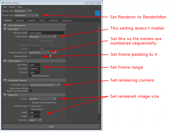 maya 2017 color management